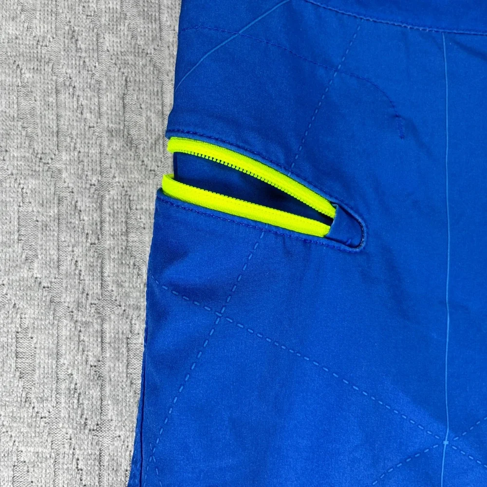 Vineyard Vines Board Shorts Men 32 Blue Nautical Map Print Swim Trunks Neon Trim